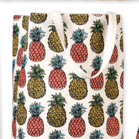Paper Source Handbags - Paper Source Erin Burke Pineapple Tote